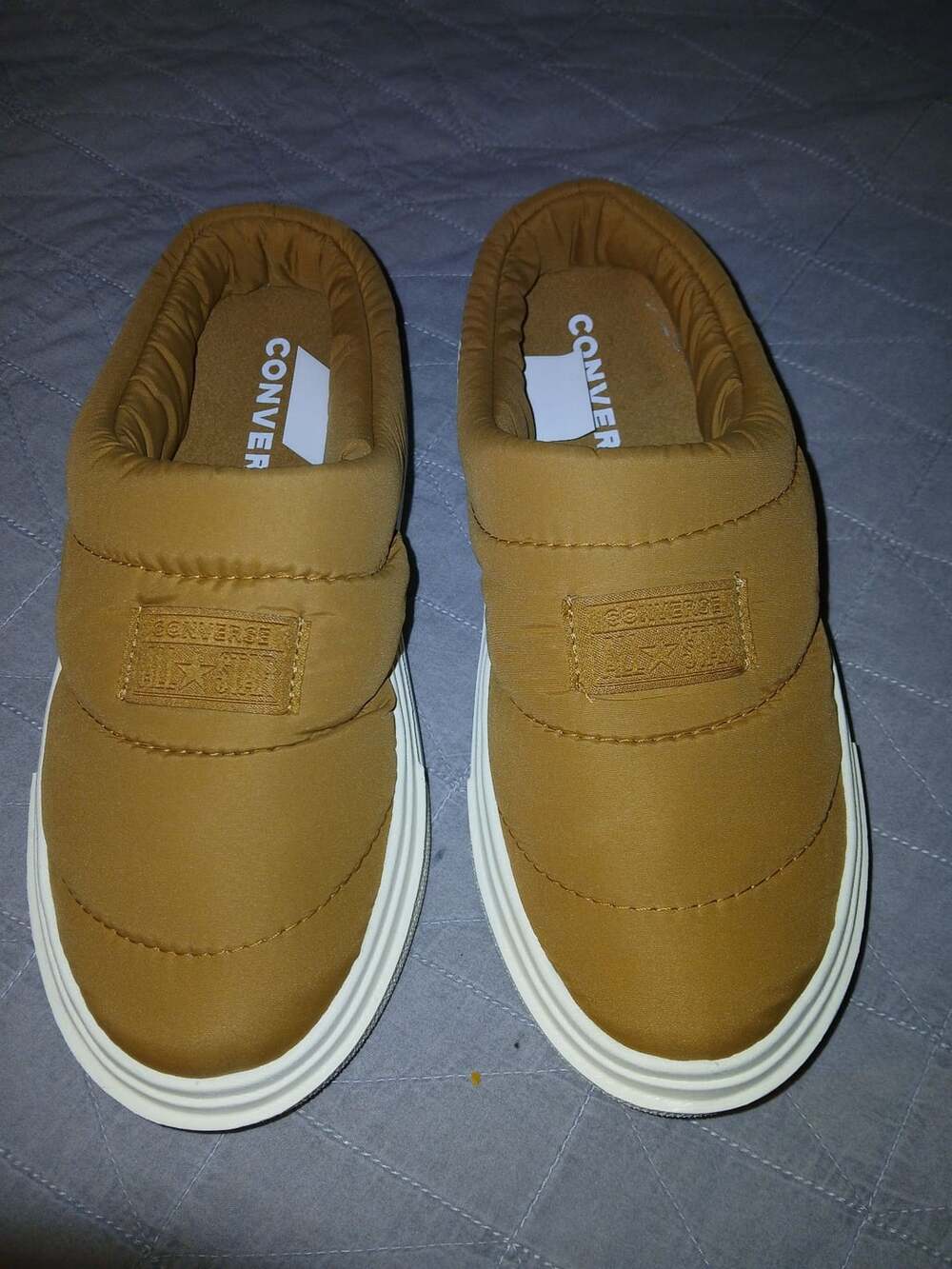 Converse All Star Cozy Mule Slip-On Shoes Tan Size 5 men and 6.5 women